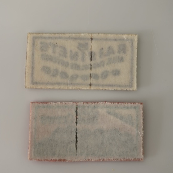 VTG Sta-Ons Self Sticking Candy Velvet Embrodered PATCHES Raisinets & Black Crow - Picture 7 of 11